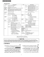 Предварительный просмотр 2 страницы Panasonic NV-VP60GC Service Manual