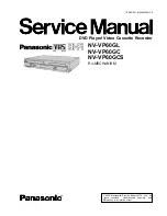 Preview for 1 page of Panasonic NV-VP60GL Service Manual