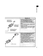 Предварительный просмотр 7 страницы Panasonic NV VS 7 B Operating Instructions Manual