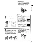 Предварительный просмотр 21 страницы Panasonic NV VS 7 B Operating Instructions Manual