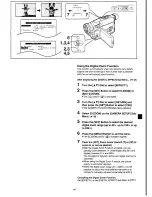 Предварительный просмотр 49 страницы Panasonic NV-VS3A Operating Instructions Manual