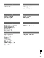 Preview for 77 page of Panasonic NV-VS40B Operating Instructions Manual