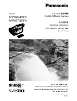 Panasonic NV-VS50A Operating Instructions Manual preview