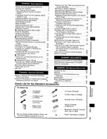 Preview for 3 page of Panasonic NV-VS7B Operating Instructions Manual