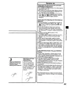 Preview for 63 page of Panasonic NV-VS7B Operating Instructions Manual