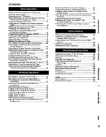 Preview for 3 page of Panasonic NV-VX21B Operating Instructions Manual