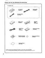 Preview for 4 page of Panasonic NV-VX21B Operating Instructions Manual