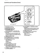 Preview for 6 page of Panasonic NV-VX21B Operating Instructions Manual