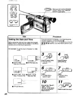 Preview for 20 page of Panasonic NV-VX21B Operating Instructions Manual