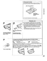 Preview for 25 page of Panasonic NV-VX21B Operating Instructions Manual