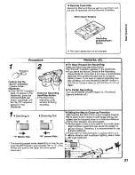 Preview for 27 page of Panasonic NV-VX21B Operating Instructions Manual