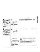 Preview for 51 page of Panasonic NV-VX21B Operating Instructions Manual