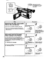 Preview for 58 page of Panasonic NV-VX21B Operating Instructions Manual