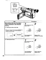 Preview for 60 page of Panasonic NV-VX21B Operating Instructions Manual