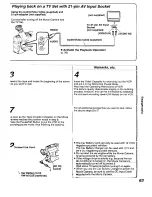 Preview for 63 page of Panasonic NV-VX21B Operating Instructions Manual