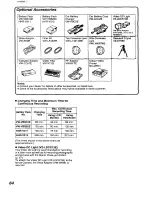 Preview for 64 page of Panasonic NV-VX21B Operating Instructions Manual