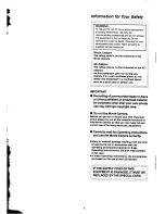 Preview for 2 page of Panasonic NV-VX22A Operating Instructions Manual