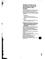 Preview for 45 page of Panasonic NV-VX22A Operating Instructions Manual