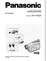 Panasonic NV-VX55A Operating Instructions Manual preview