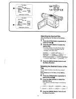 Preview for 70 page of Panasonic NV-VX55A Operating Instructions Manual