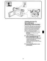 Предварительный просмотр 25 страницы Panasonic NV-VX70A Operating Instructions Manual