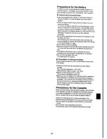 Preview for 67 page of Panasonic NV-VX70A Operating Instructions Manual