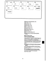 Preview for 75 page of Panasonic NV-VX70A Operating Instructions Manual