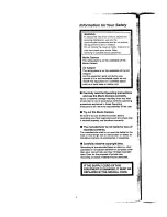 Preview for 2 page of Panasonic NV-VX77A Operating Instructions Manual