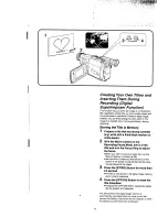 Preview for 72 page of Panasonic NV-VX77A Operating Instructions Manual