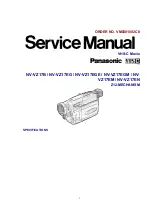 Preview for 1 page of Panasonic NV-VZ17B Service Manual