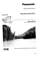 Panasonic NV-VZ1A Operating Instructions Manual предпросмотр