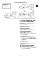 Preview for 21 page of Panasonic NV-VZ1A Operating Instructions Manual