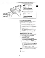 Preview for 23 page of Panasonic NV-VZ1A Operating Instructions Manual