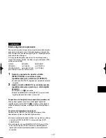 Preview for 129 page of Panasonic NV-VZ55PN Operating Instructions Manual