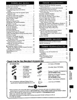 Preview for 3 page of Panasonic NV-VZ9B Operating Instructions Manual