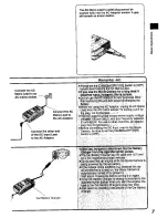 Preview for 7 page of Panasonic NV-VZ9B Operating Instructions Manual