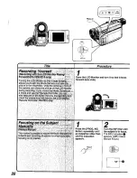 Preview for 26 page of Panasonic NV-VZ9B Operating Instructions Manual