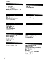 Preview for 76 page of Panasonic NV-VZ9B Operating Instructions Manual