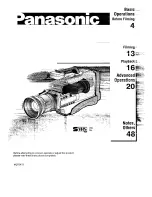 Предварительный просмотр 1 страницы Panasonic NVMS5 Operating Instructions Manual