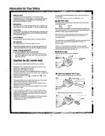 Предварительный просмотр 3 страницы Panasonic NVMS5 Operating Instructions Manual