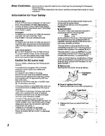 Preview for 2 page of Panasonic NVR11 User Manual