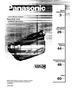 Panasonic NVRX11 Instruction Manual preview