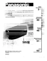 Preview for 1 page of Panasonic NVRX1B Operating Instructions Manual