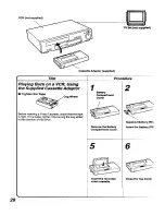 Preview for 28 page of Panasonic NVRX1B Operating Instructions Manual