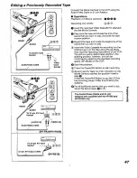 Preview for 47 page of Panasonic NVRX1B Operating Instructions Manual