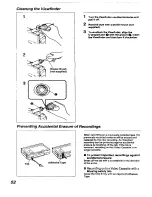 Preview for 52 page of Panasonic NVRX1B Operating Instructions Manual