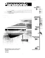 Panasonic NVRX9 User Manual preview