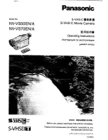 Предварительный просмотр 1 страницы Panasonic NVVS50EN/A Operating Instructions Manual