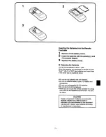 Предварительный просмотр 71 страницы Panasonic NVVX37A Operating Instructions Manual