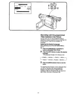 Предварительный просмотр 74 страницы Panasonic NVVX37A Operating Instructions Manual